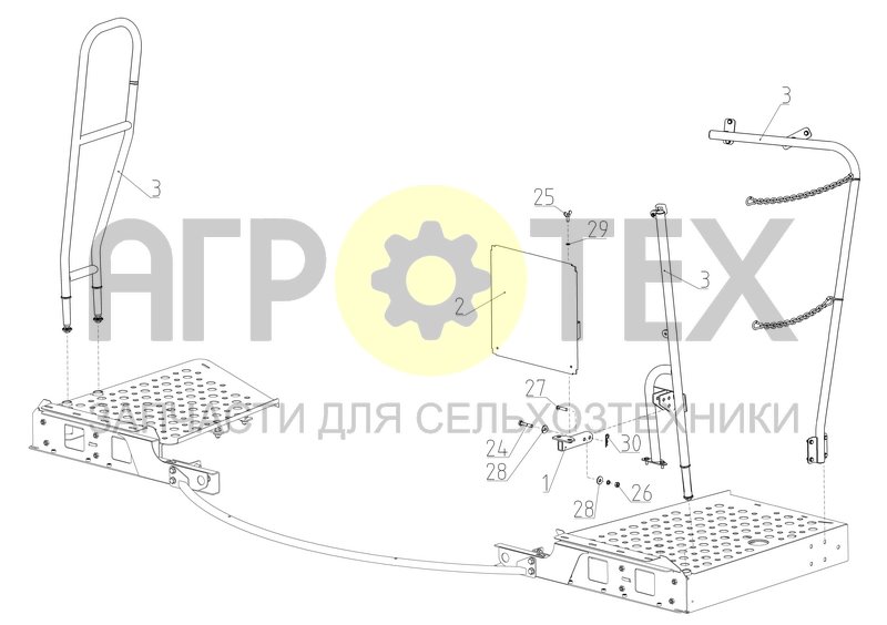 Чертеж Ограждение (T500.07.04.000Ф)